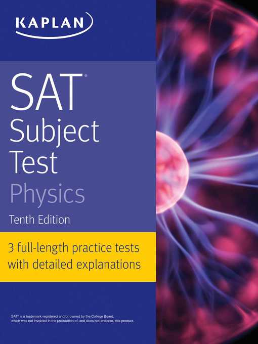 Title details for SAT Subject Test Physics by Kaplan Test Prep - Wait list